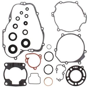 Kawasaki KX80 Complete Gasket Kit - Vertex Pistons - with Oil Seals - `98-`00